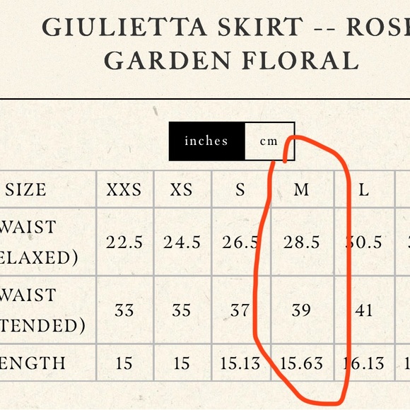 NWT Dôen Giulietta Skirt in Rose Garden Floral - Picture 5 of 9